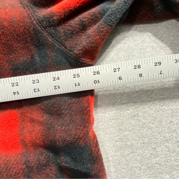 Columbia Mens XL Steens Mountain Printed Fleece Jacket Red Black Plaid Snap NWT - Picture 13 of 15